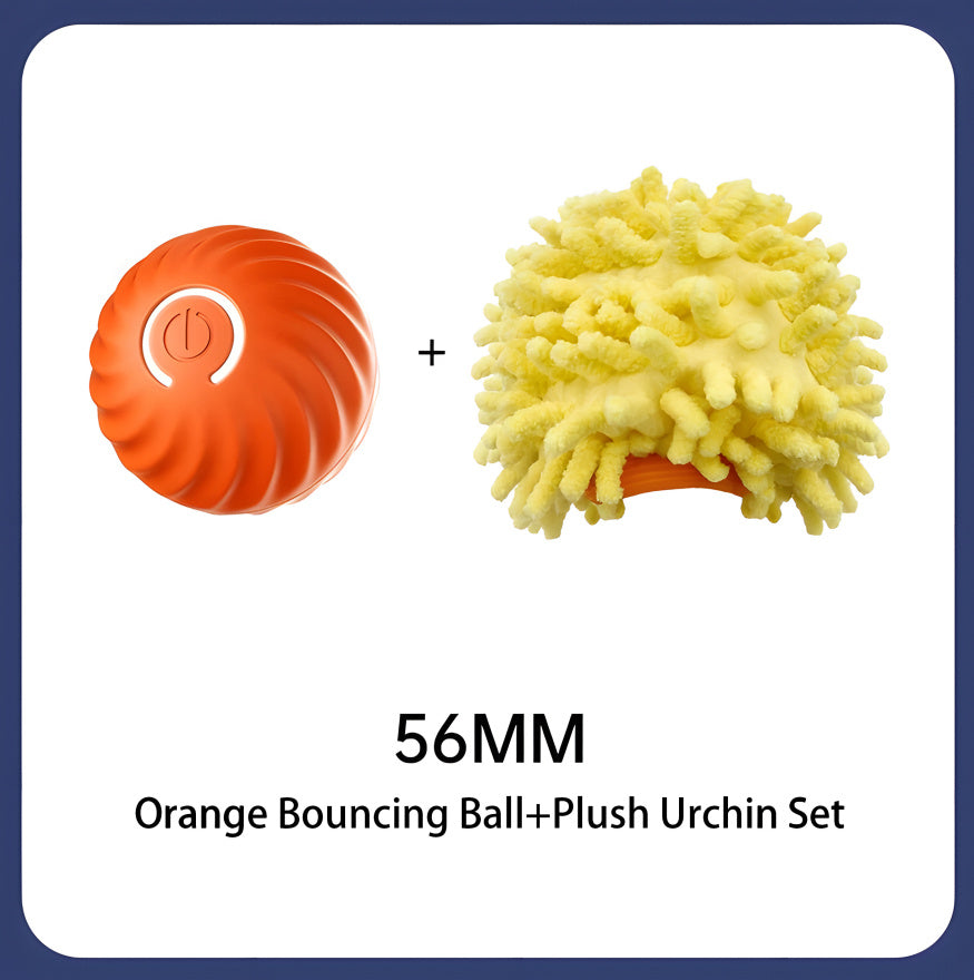 Interactive Smart Bouncing Ball for Dogs – Automatic Rechargeable Pet Toy