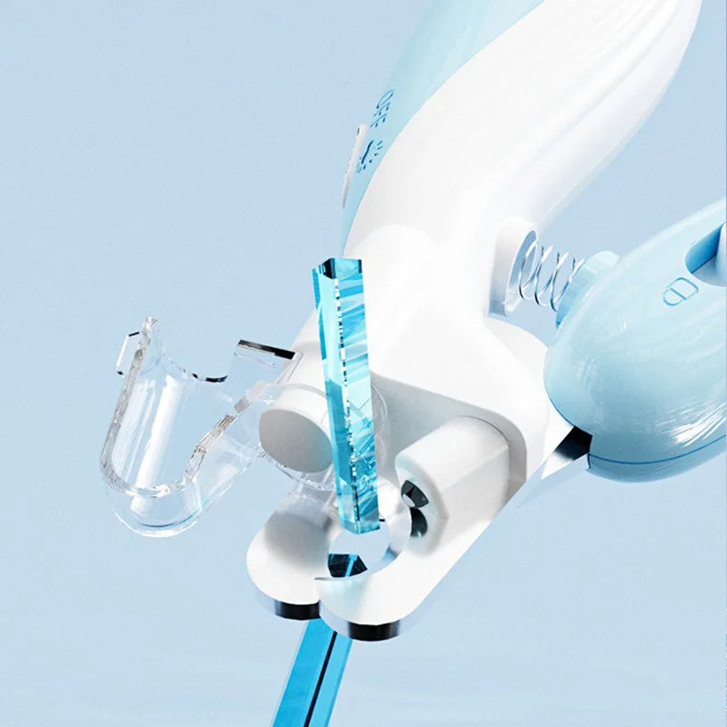 Battery-Powered Pet Nail Clipper with LED Light – Quiet & Safe Trimming